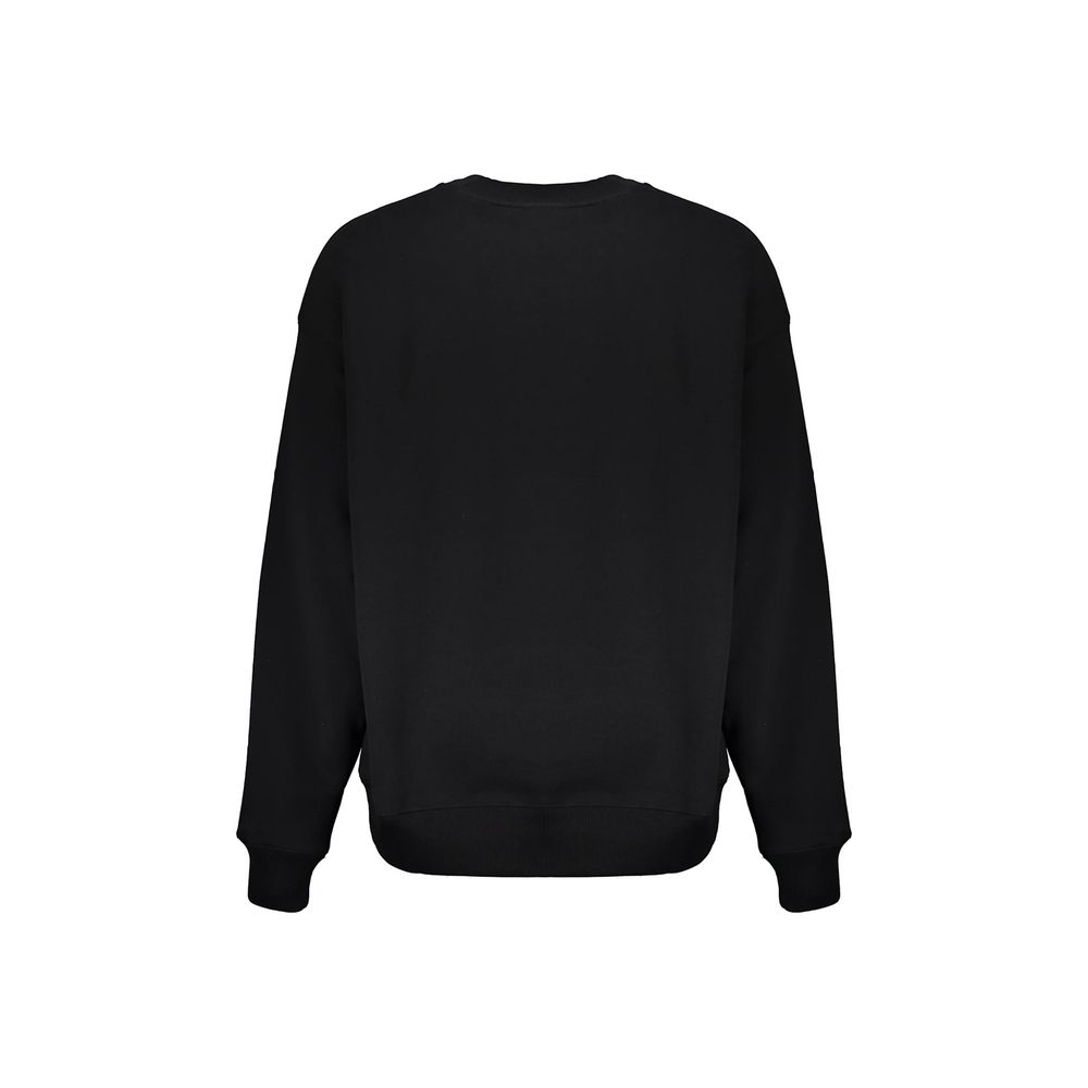 Black Cotton Sweatshirt