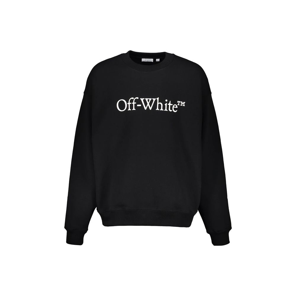 Black Cotton Sweatshirt