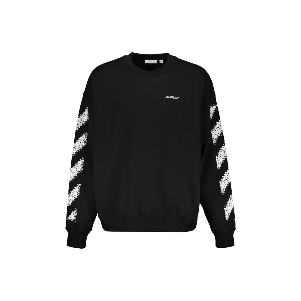 Black Cotton Sweatshirt