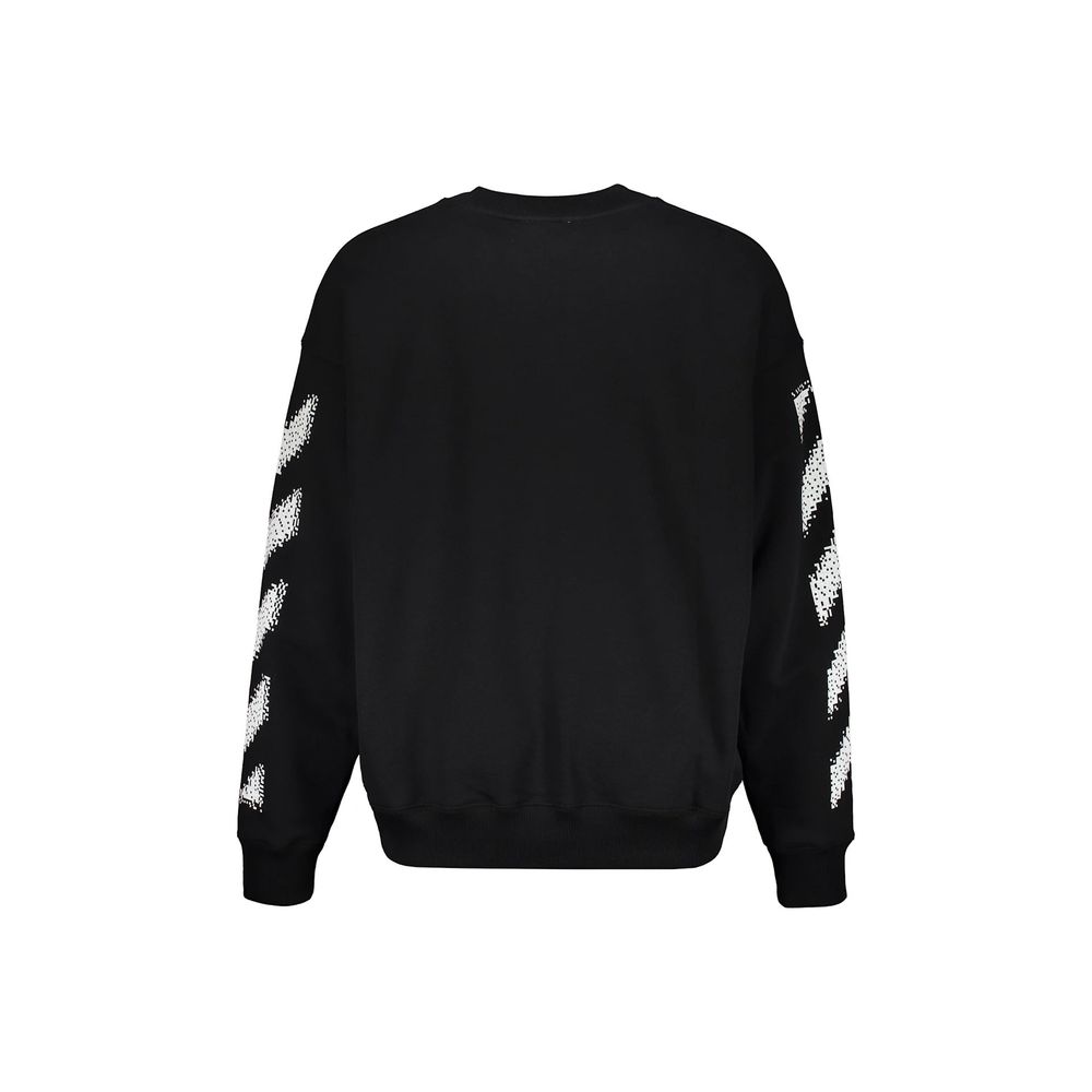 Black Cotton Sweatshirt