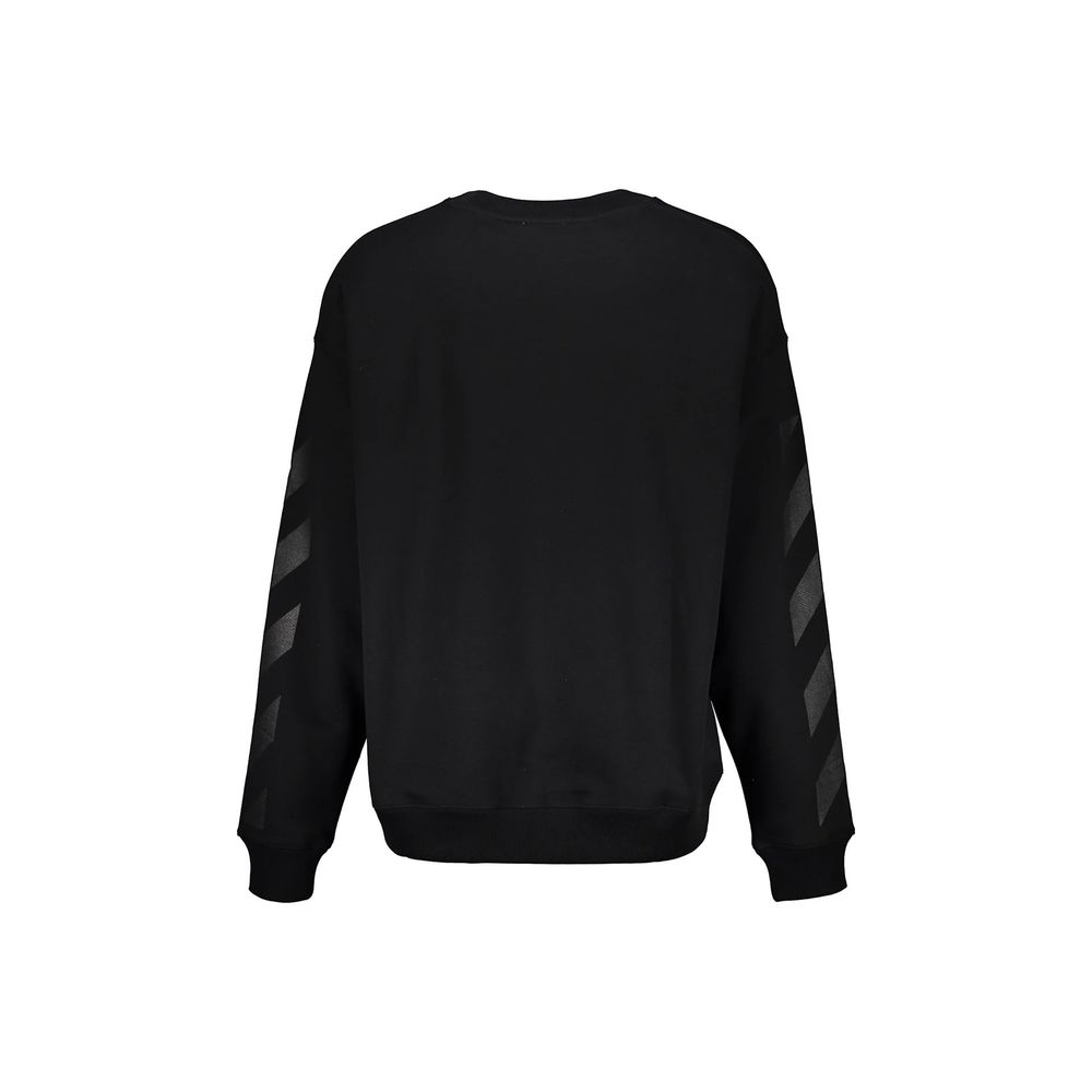 Black Cotton Sweatshirt