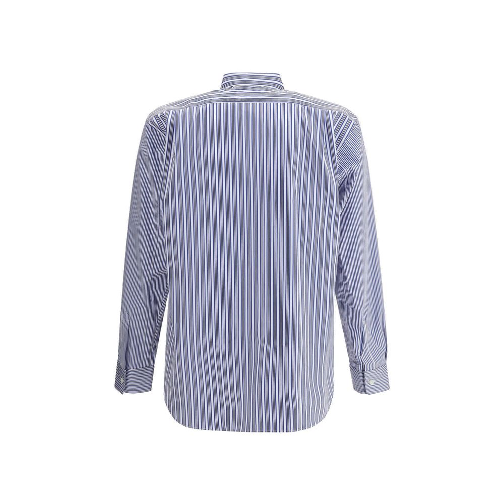 Blue Cotton Dress Shirt