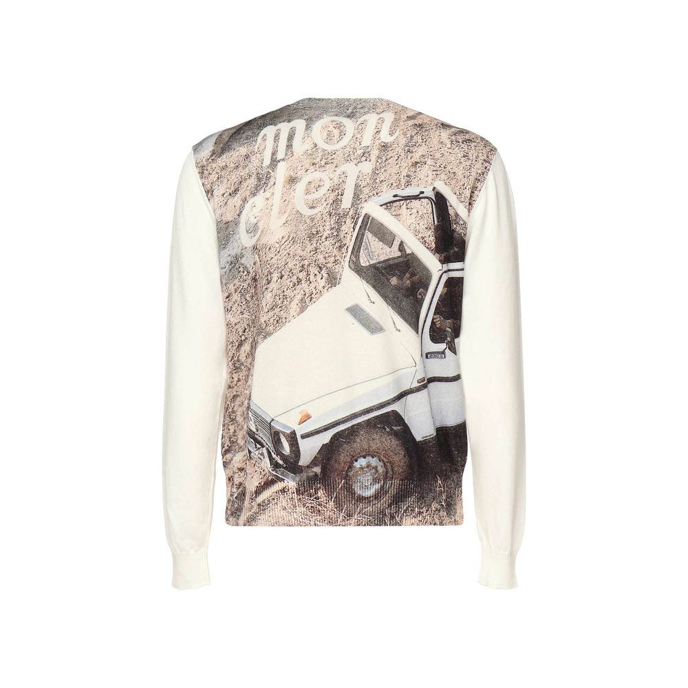 White Cotton Sweatshirt