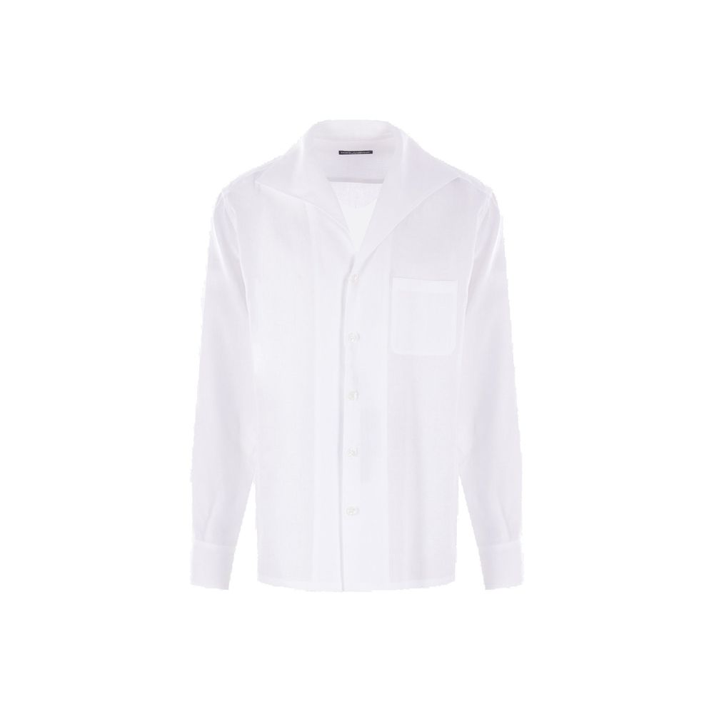 White Linen Dress Shirt