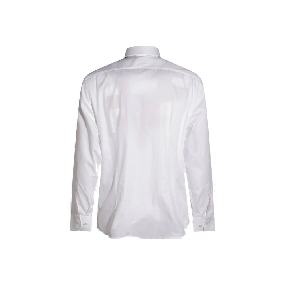 White Cotton Dress Shirt