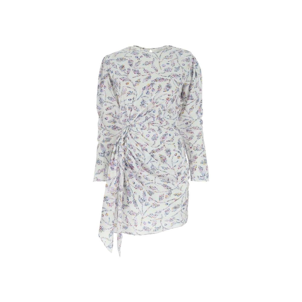 White Viscose Casual Dress