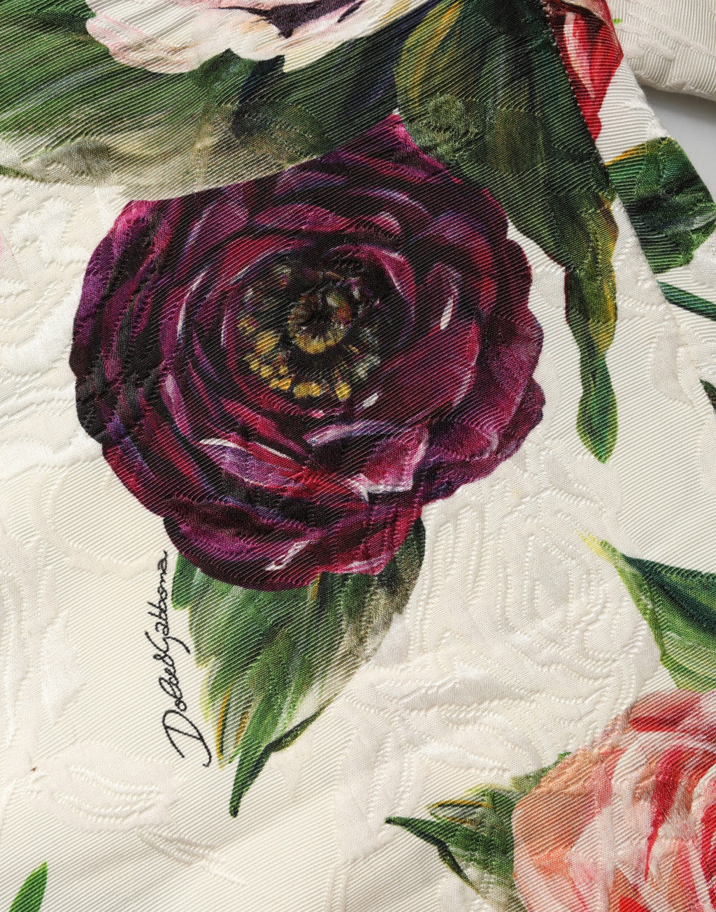 Multicolor Rose Floral Cropped Trousers Pants