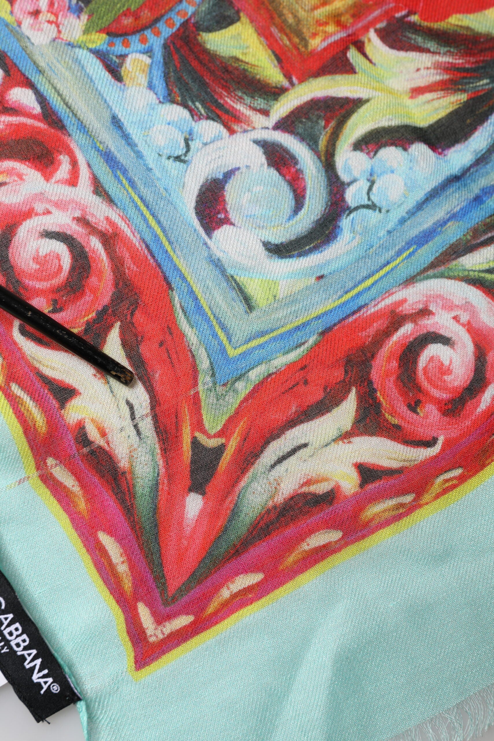 Multicolor Floral Print Wrap Shawl 196cm x 132cm Scarf