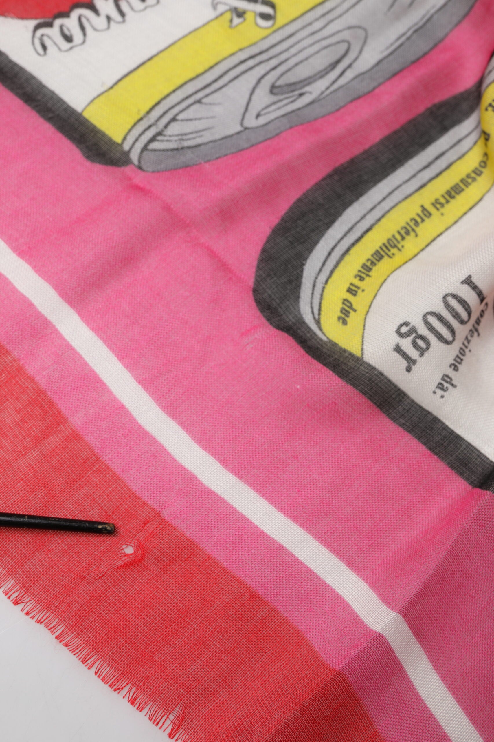 Pink DG Amore Print Neck Square Shawl 140cm x 135cm  Scarf