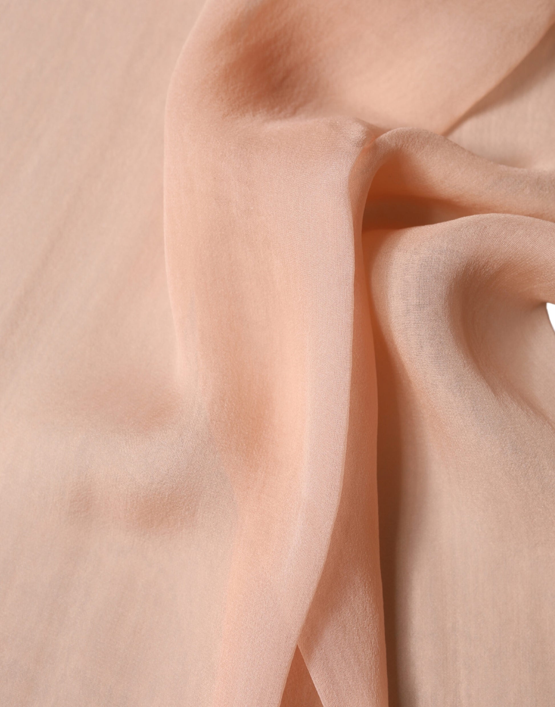 Light Pink Silk Sash Wrap Foulard 291cm x 19cm  Scarf