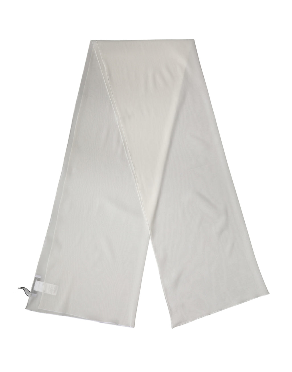 Off White Silk Neck Wrap Shawl Stole 200cm x 64cm Scarf