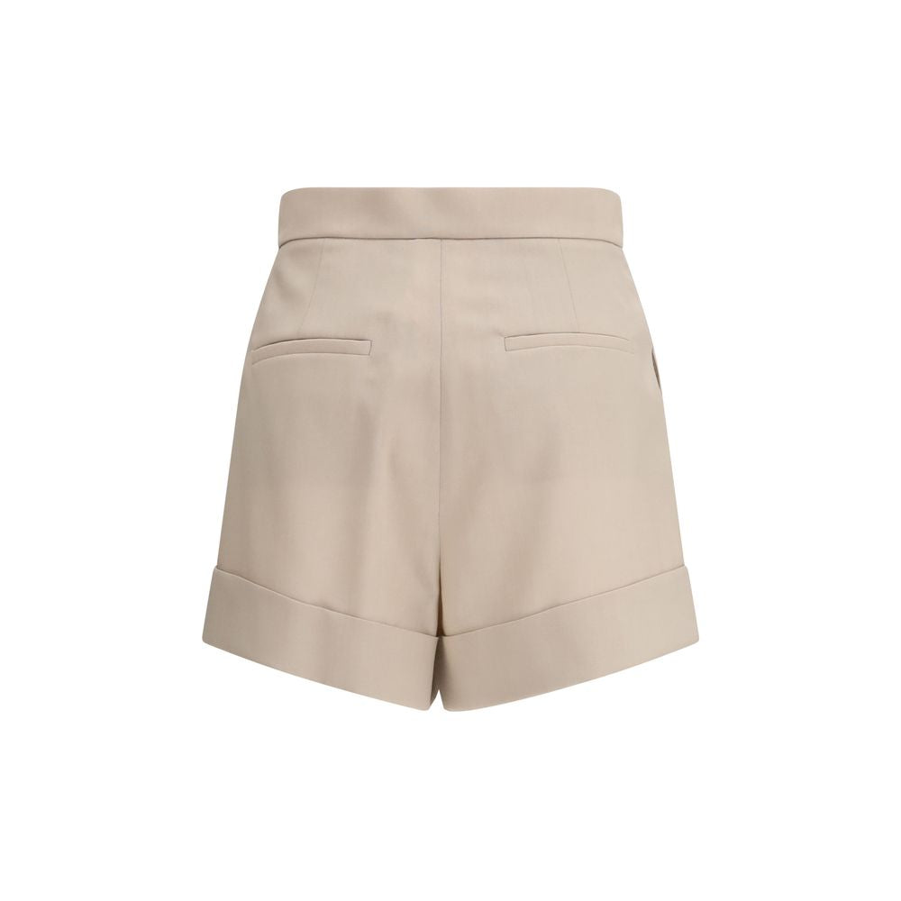 Bicolor Wool Bermuda Shorts