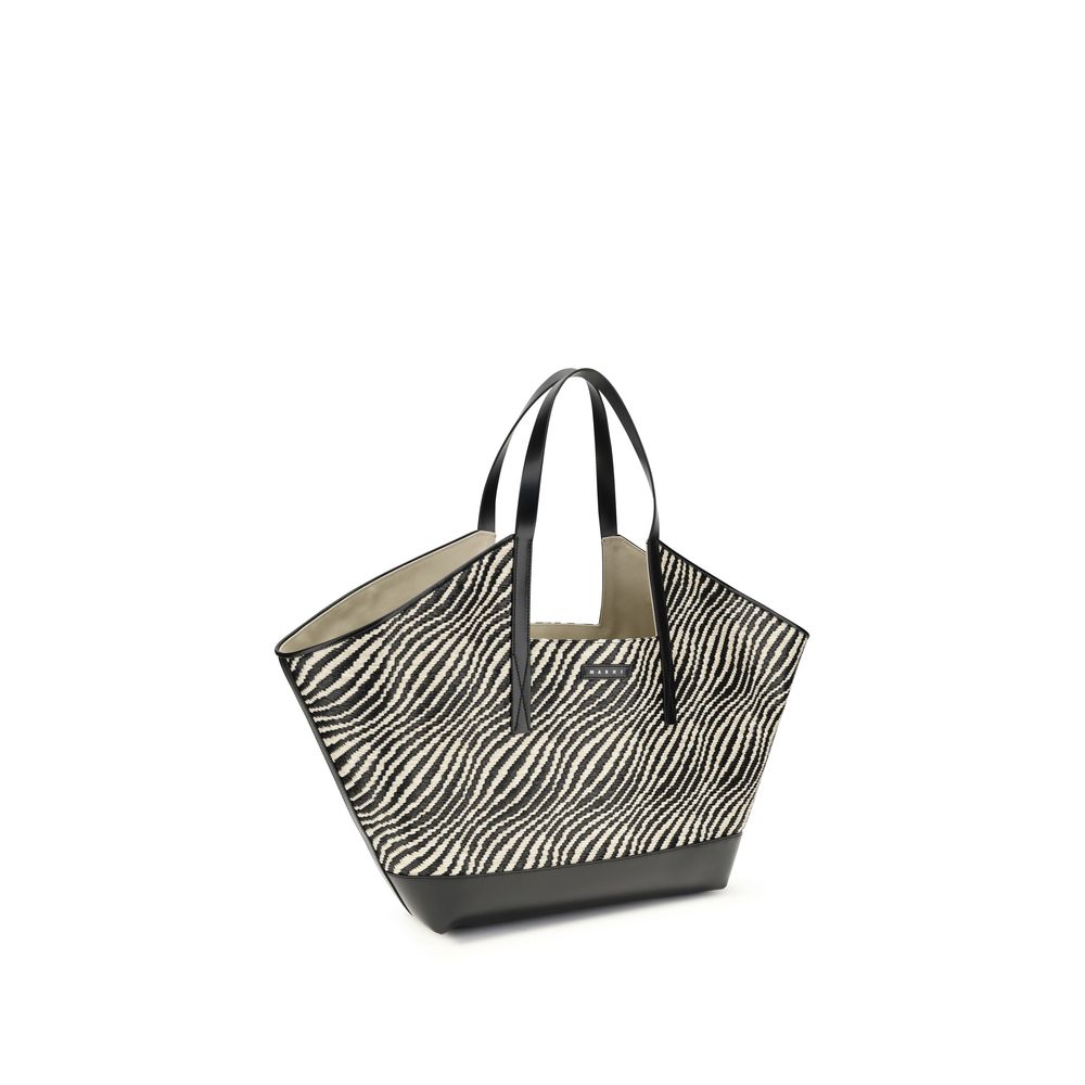Black Polyamide Shoulder Bag