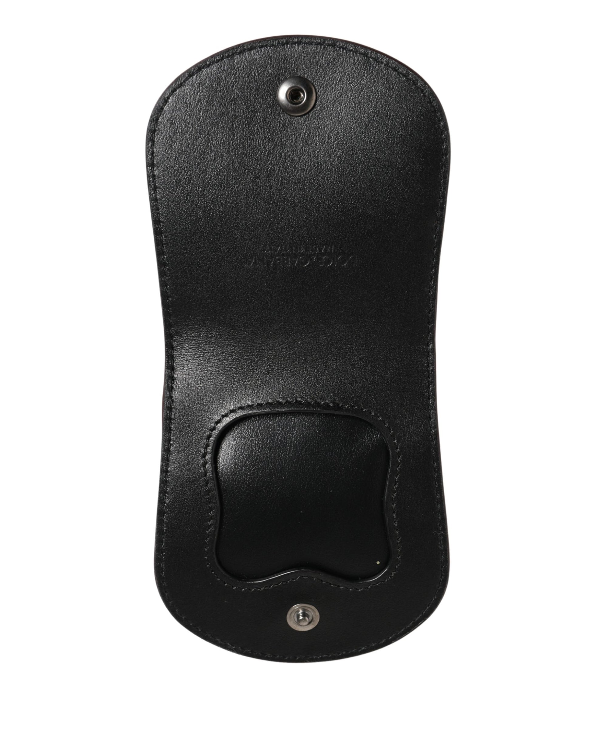 Burgundy Exotic Skin Condom Case Holder Pocket Wallet