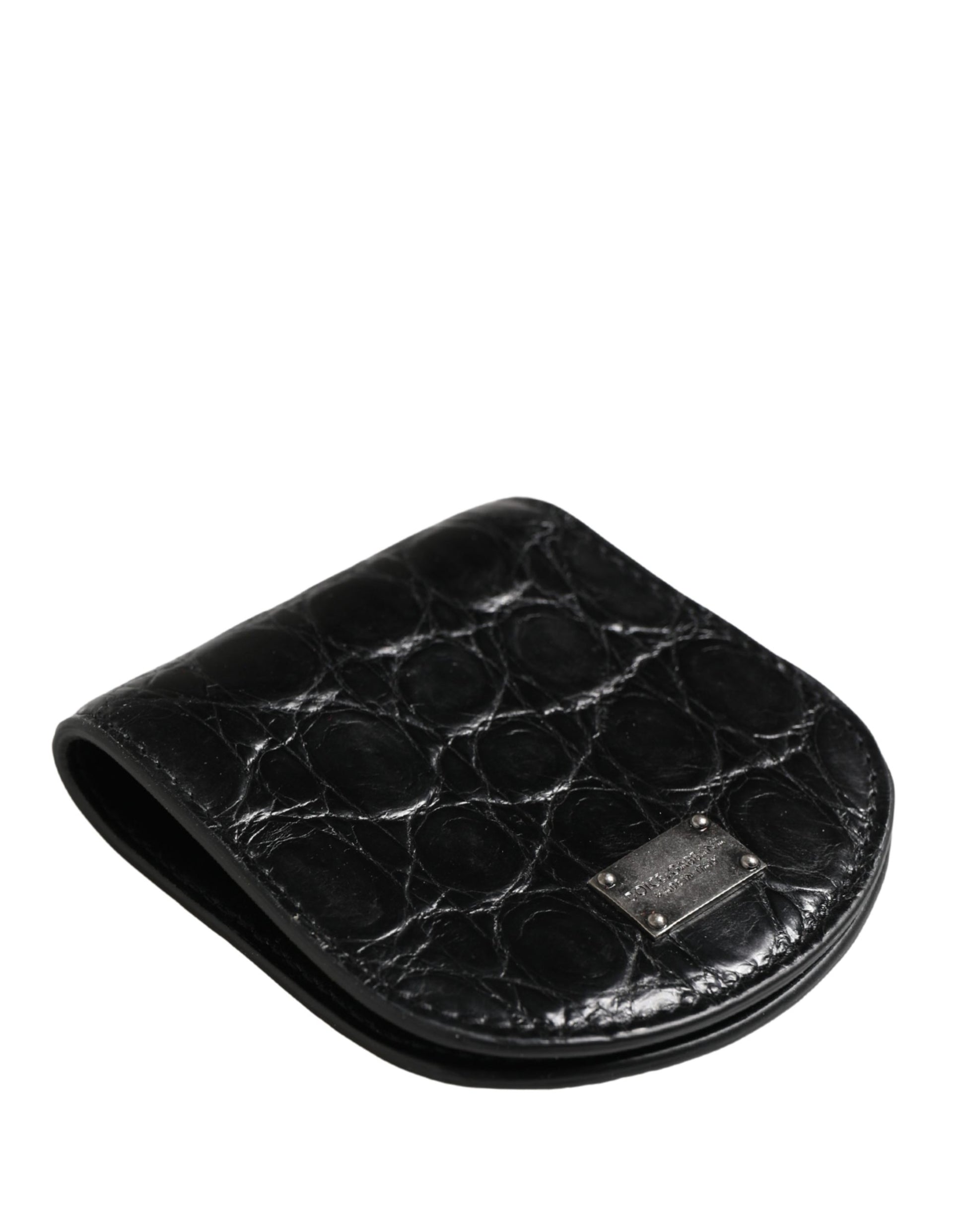 Black Exotic Skin Condom Case Holder Pocket Wallet