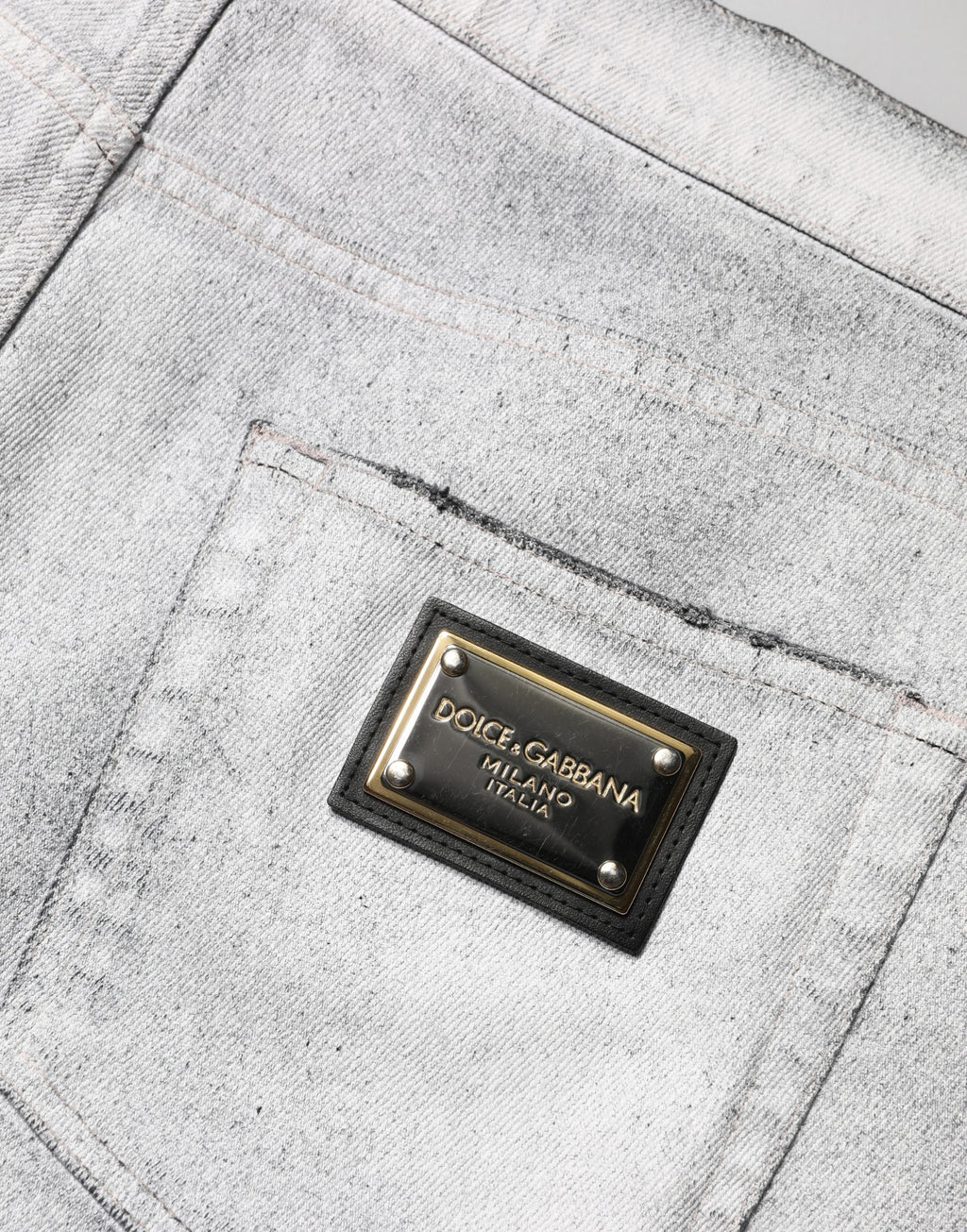 Light Gray Distressed Skinny Men Denim Jeans