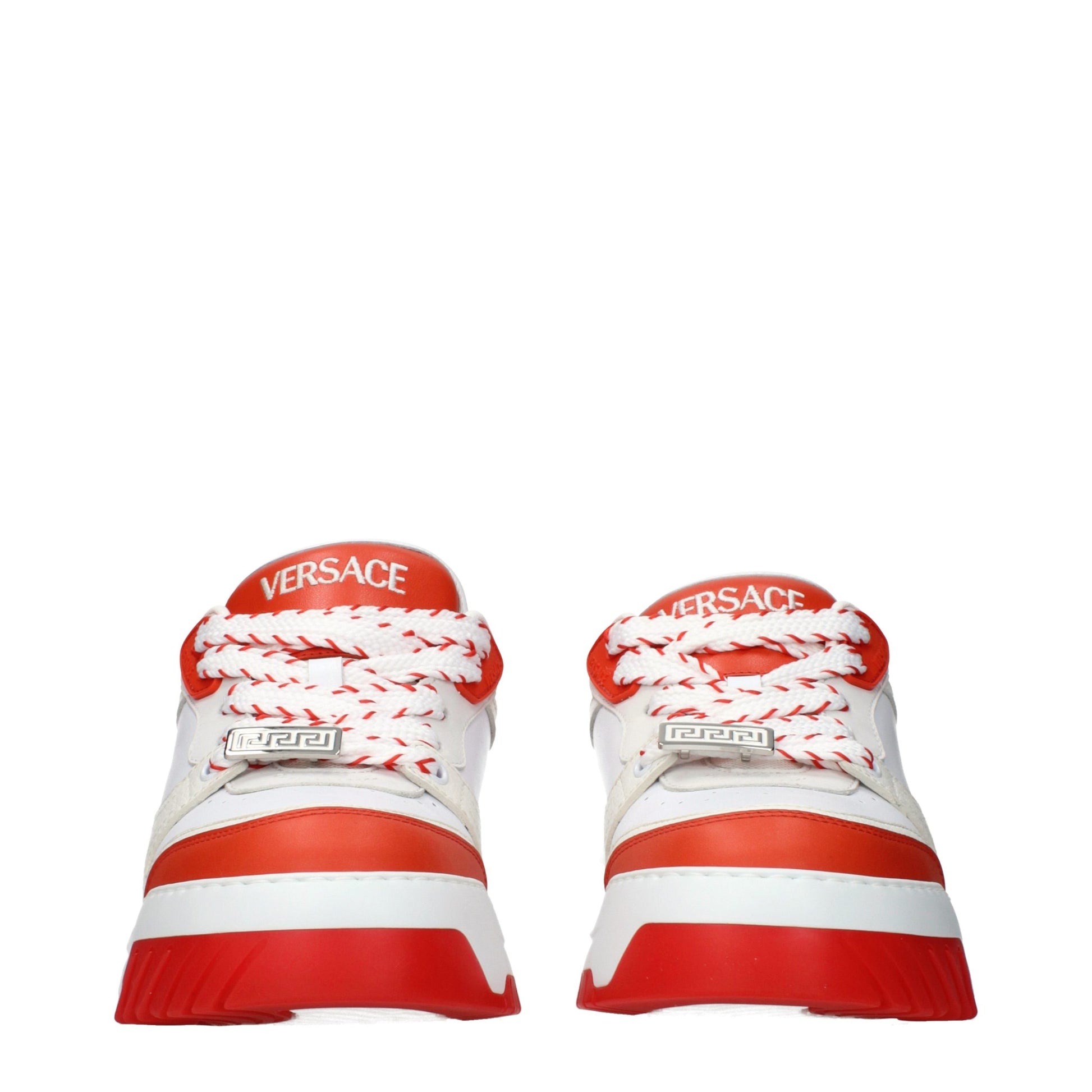 White Leather Athletic Sneakers