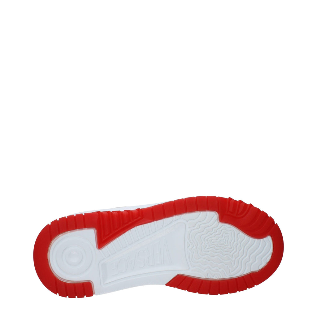 White Leather Athletic Sneakers