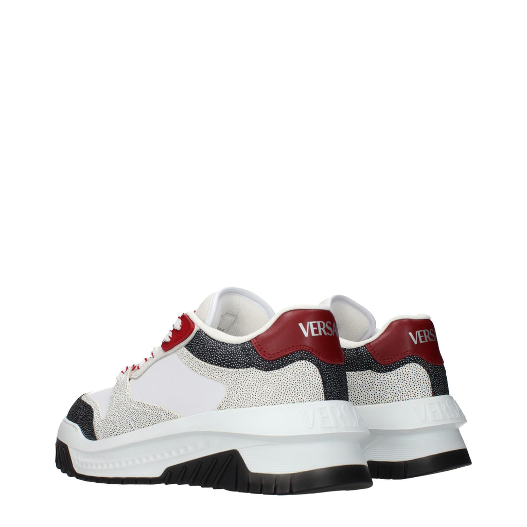 White Leather Chunky Sneakers