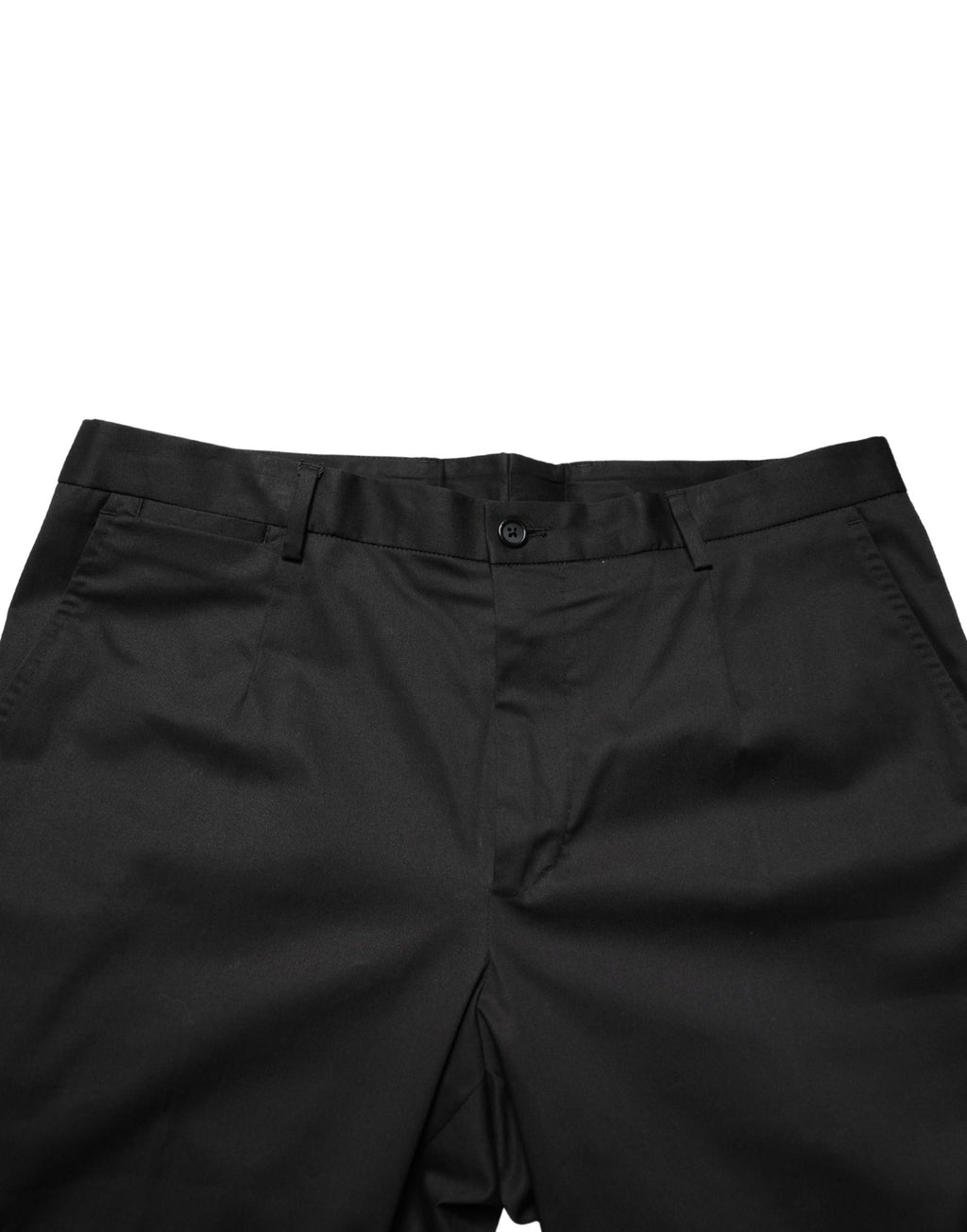 Black Cotton Skinny Men Dress Trouser Pants