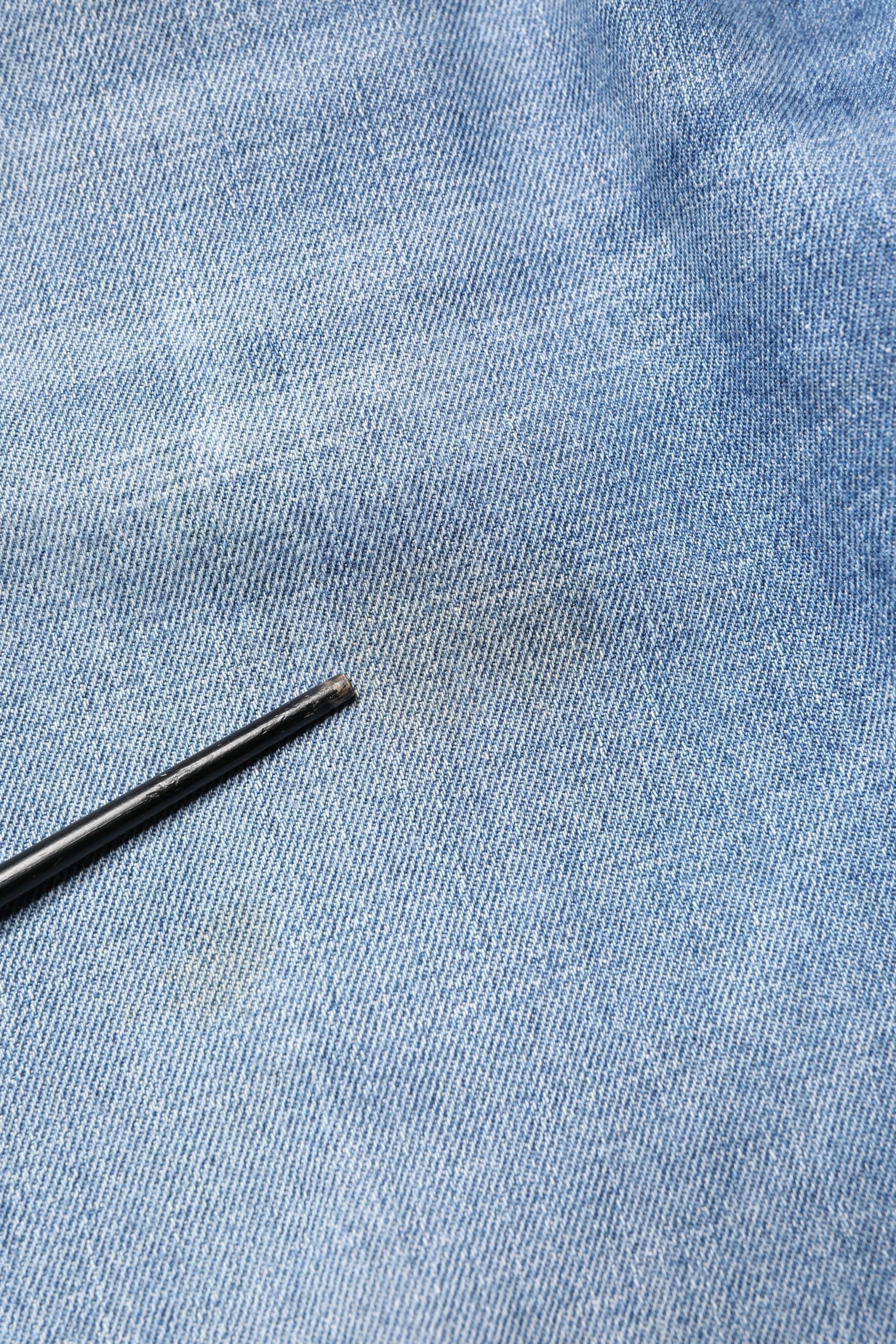 Blue Tattered Slim Fit Men Cotton Denim Jeans