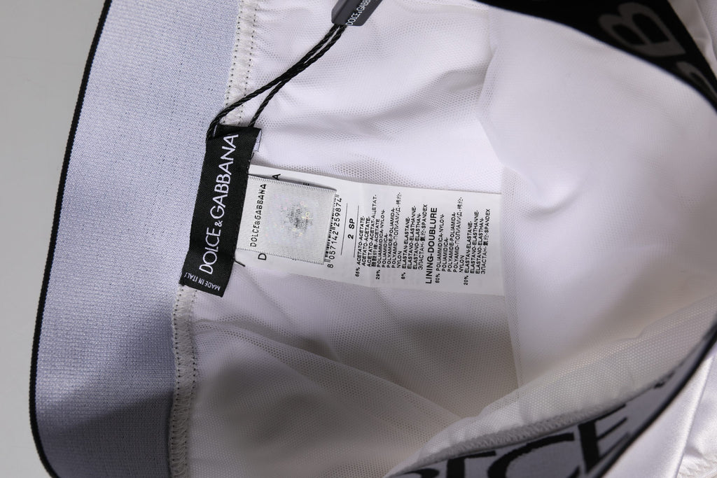 White Logo Brief High Waist Panty Underwear