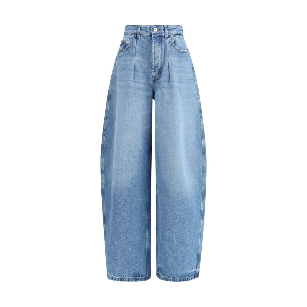 Blue Cotton Relaxed Fit Jeans