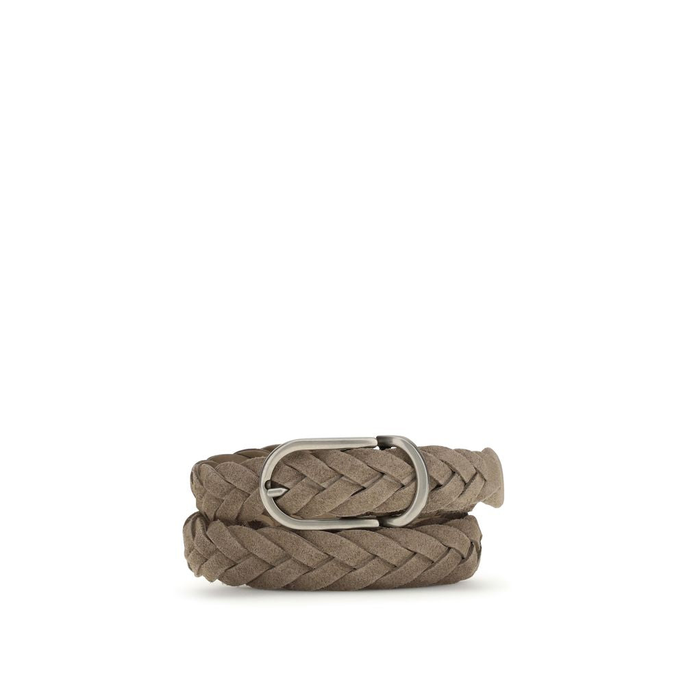 Gray Calf Leather Bos Taurus Regular Belt
