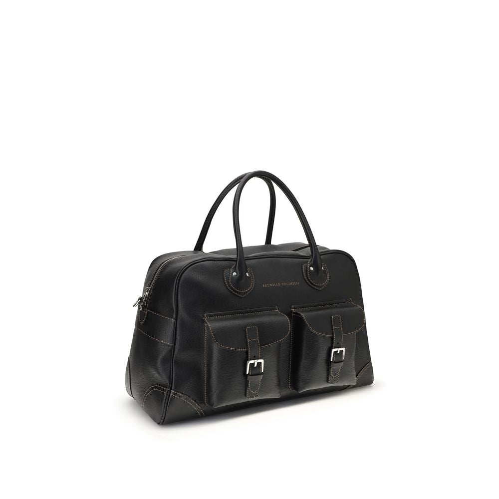 Black Calf Leather Bos Taurus Shoulder Bag