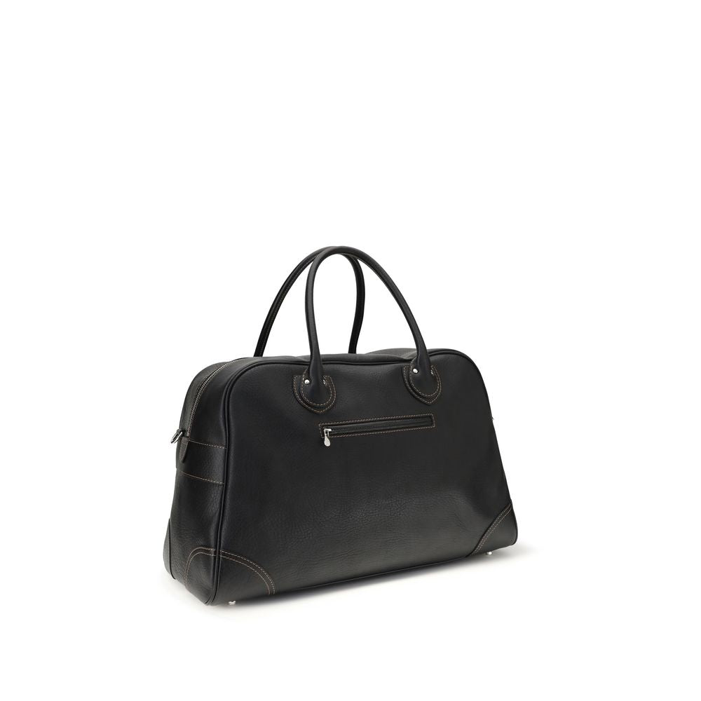 Black Calf Leather Bos Taurus Shoulder Bag
