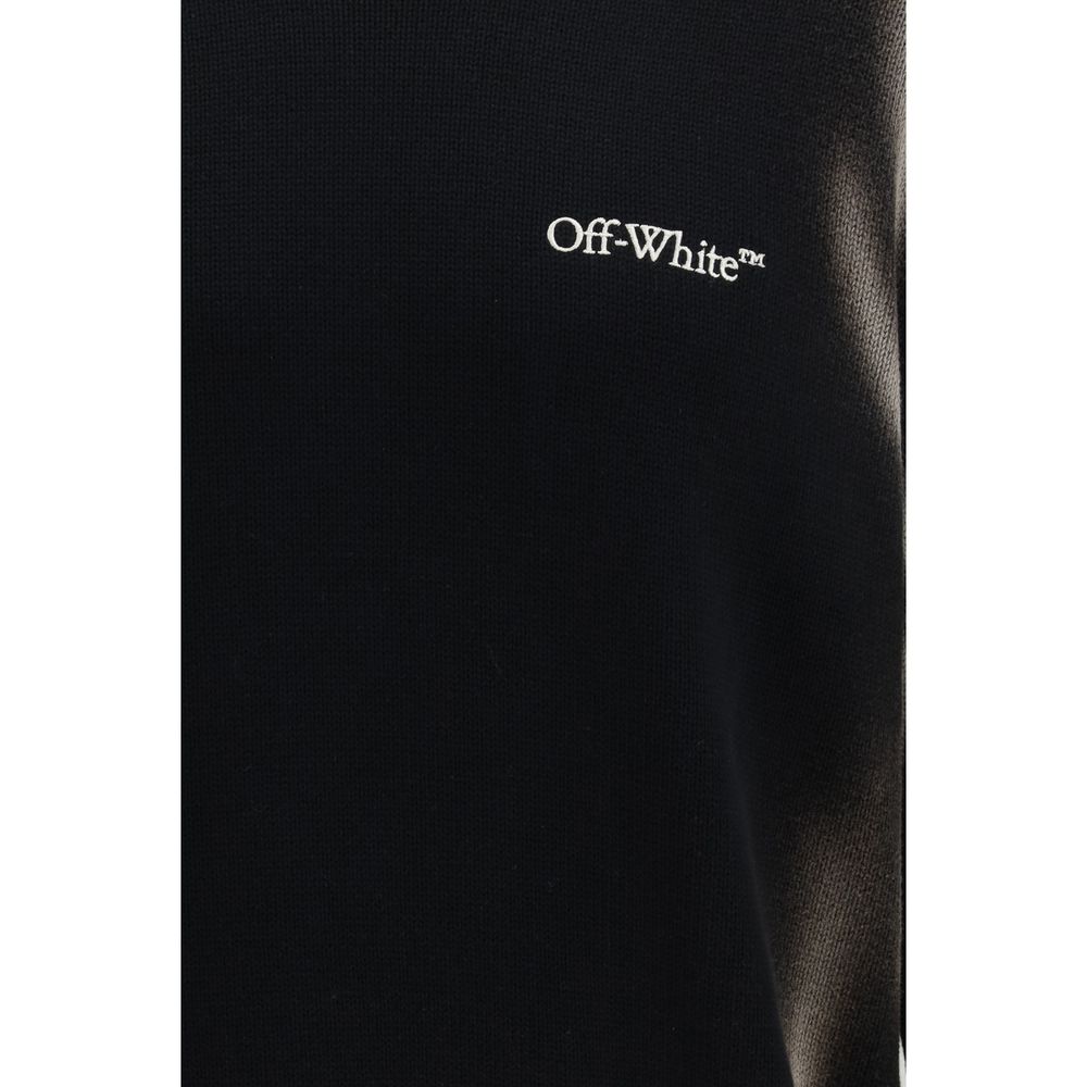 Black Cotton Sweatshirt