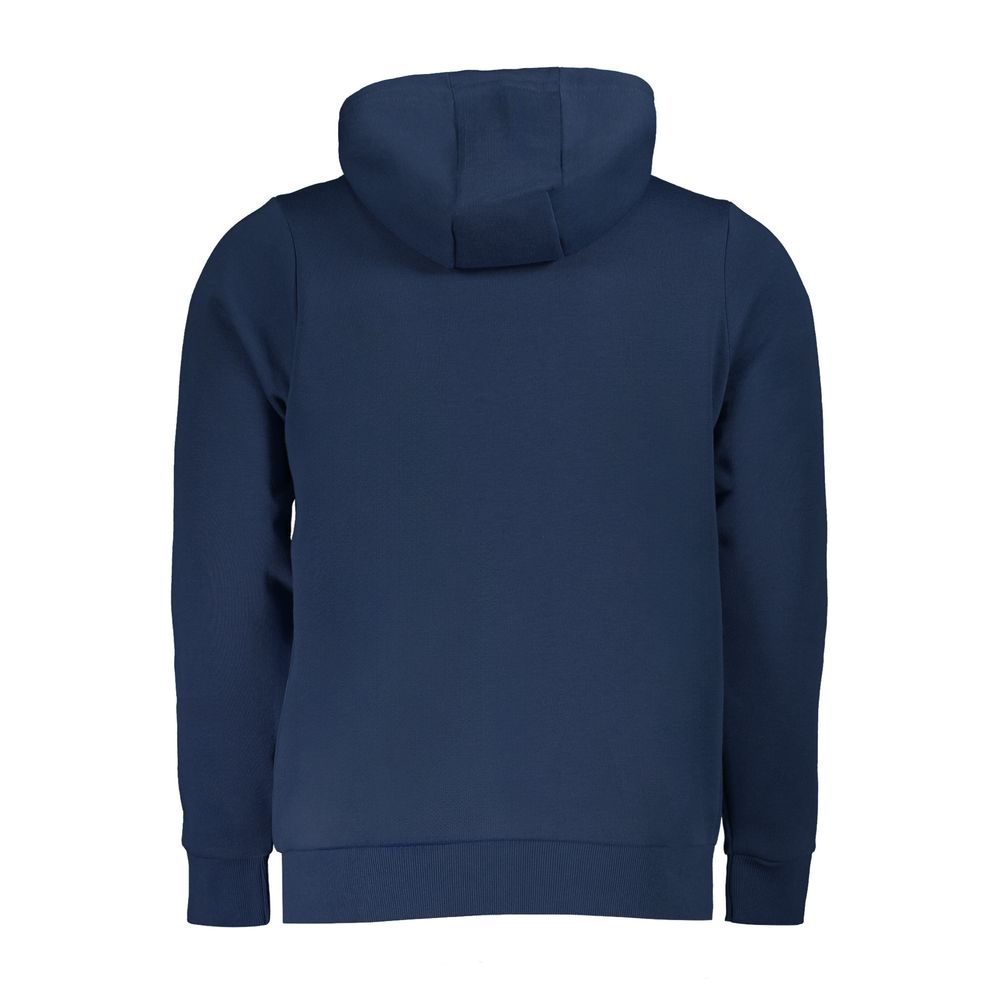 Blue Cotton Men Sweatshirt
