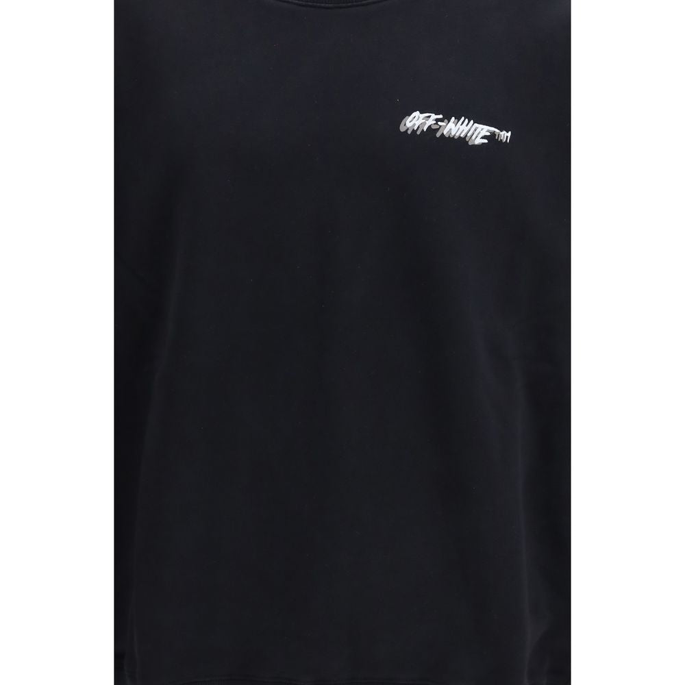 Black Cotton Sweatshirt