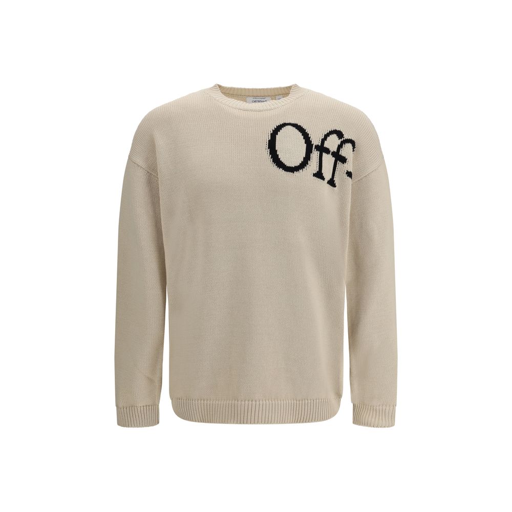 Beige Cotton Sweatshirt