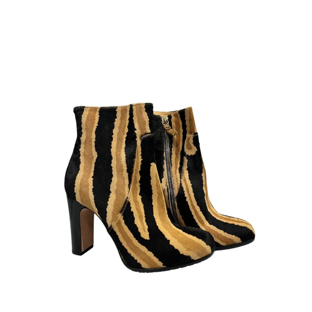 Black Genuine Leather Women Boot