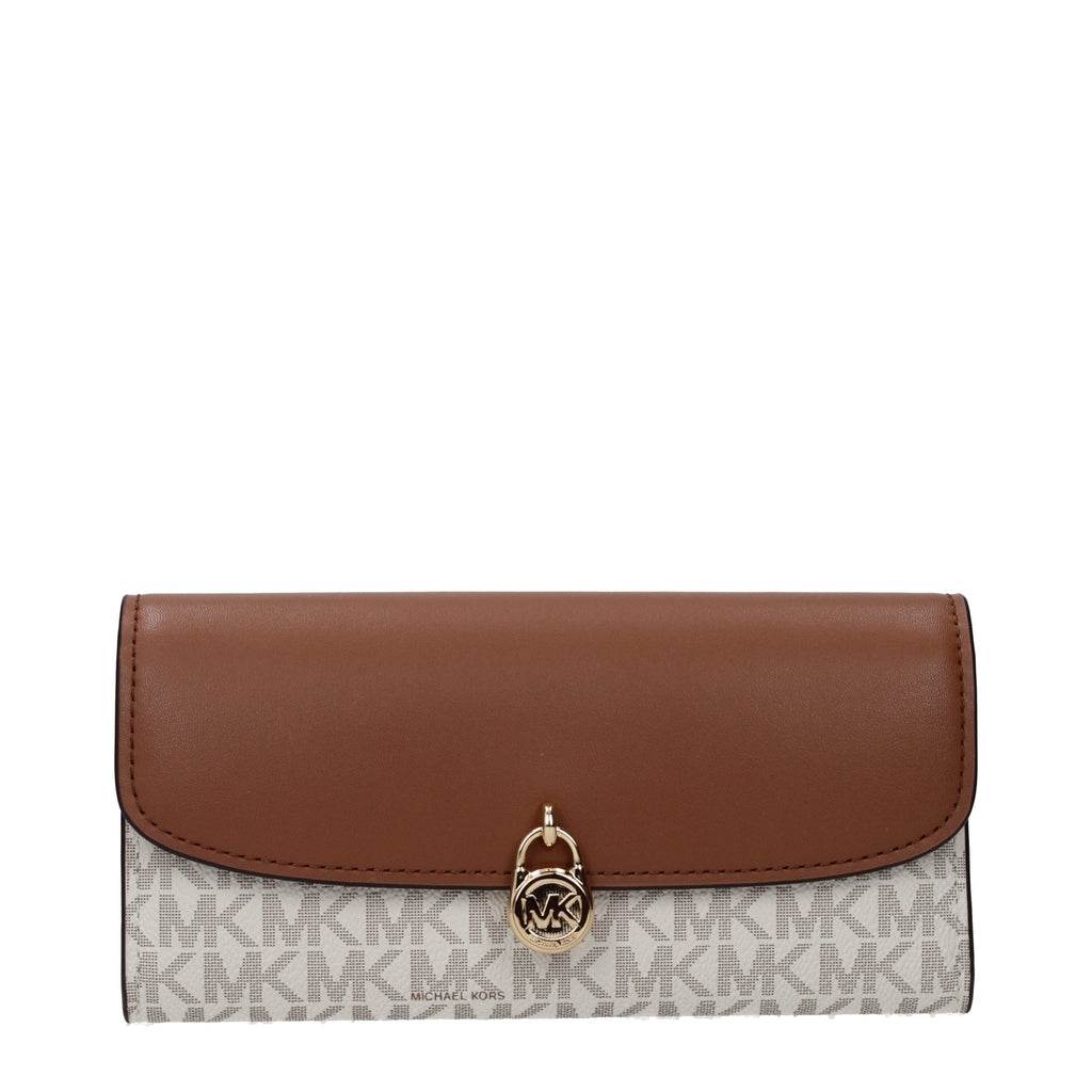 Beige Fabric Wallet