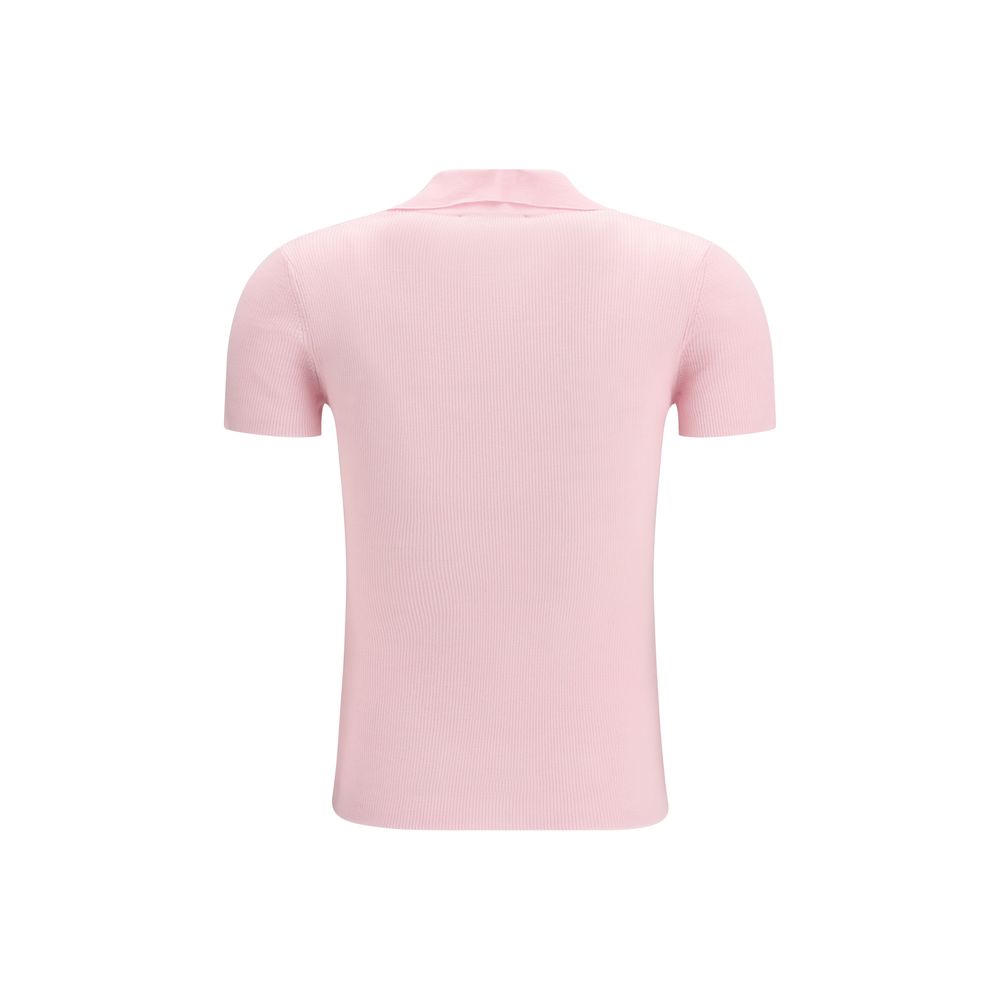 Multicolor Fleece Wool Polo Shirt