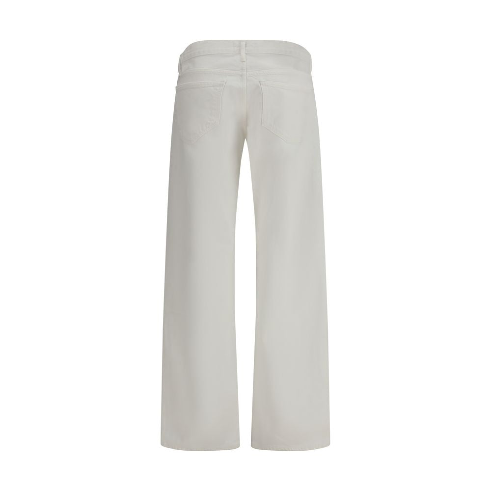 White Cotton Jeans Denim