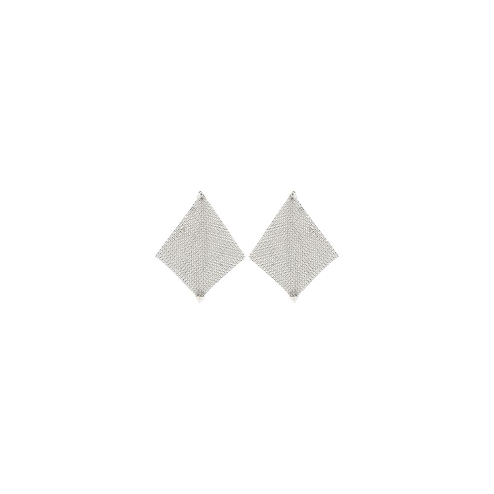 Silver Brass Earrings