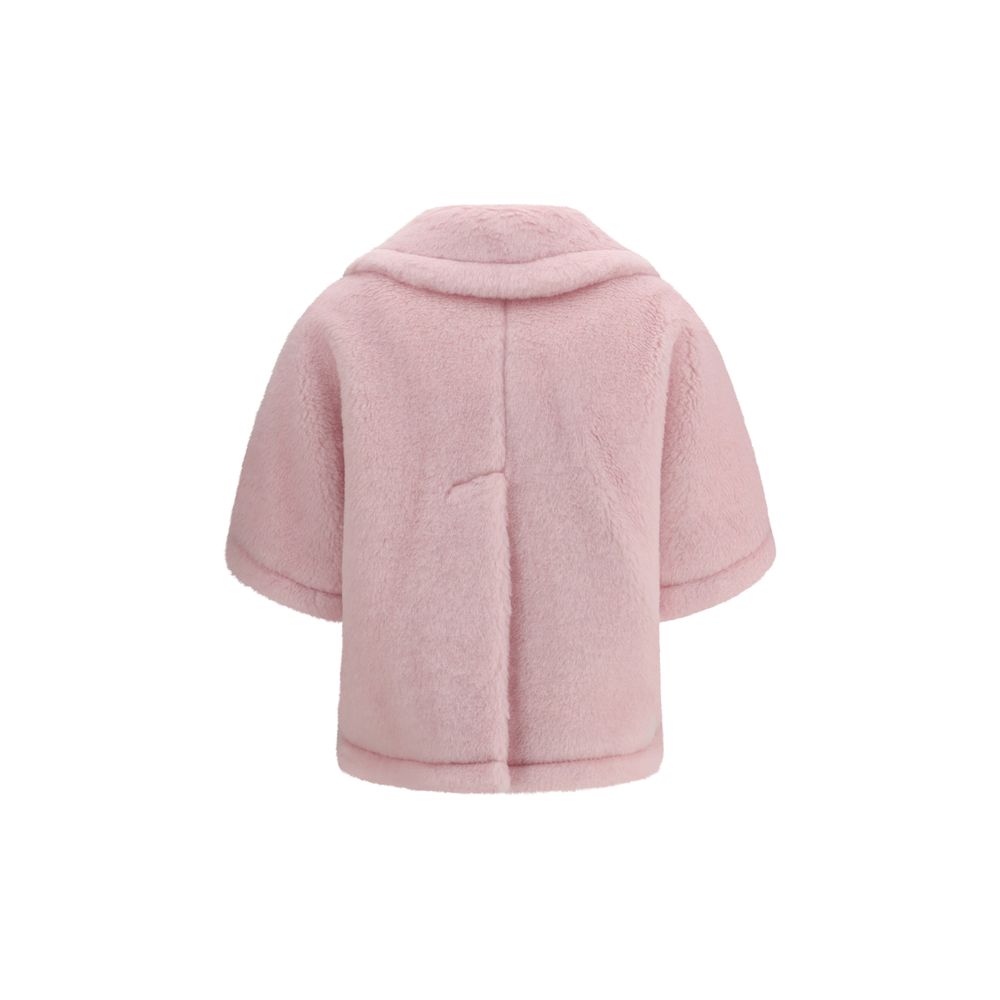 Multicolor Alpaca Vicugna Pacos Coat