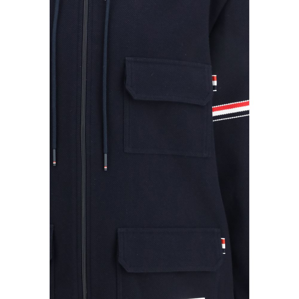 Blue Cotton Parka