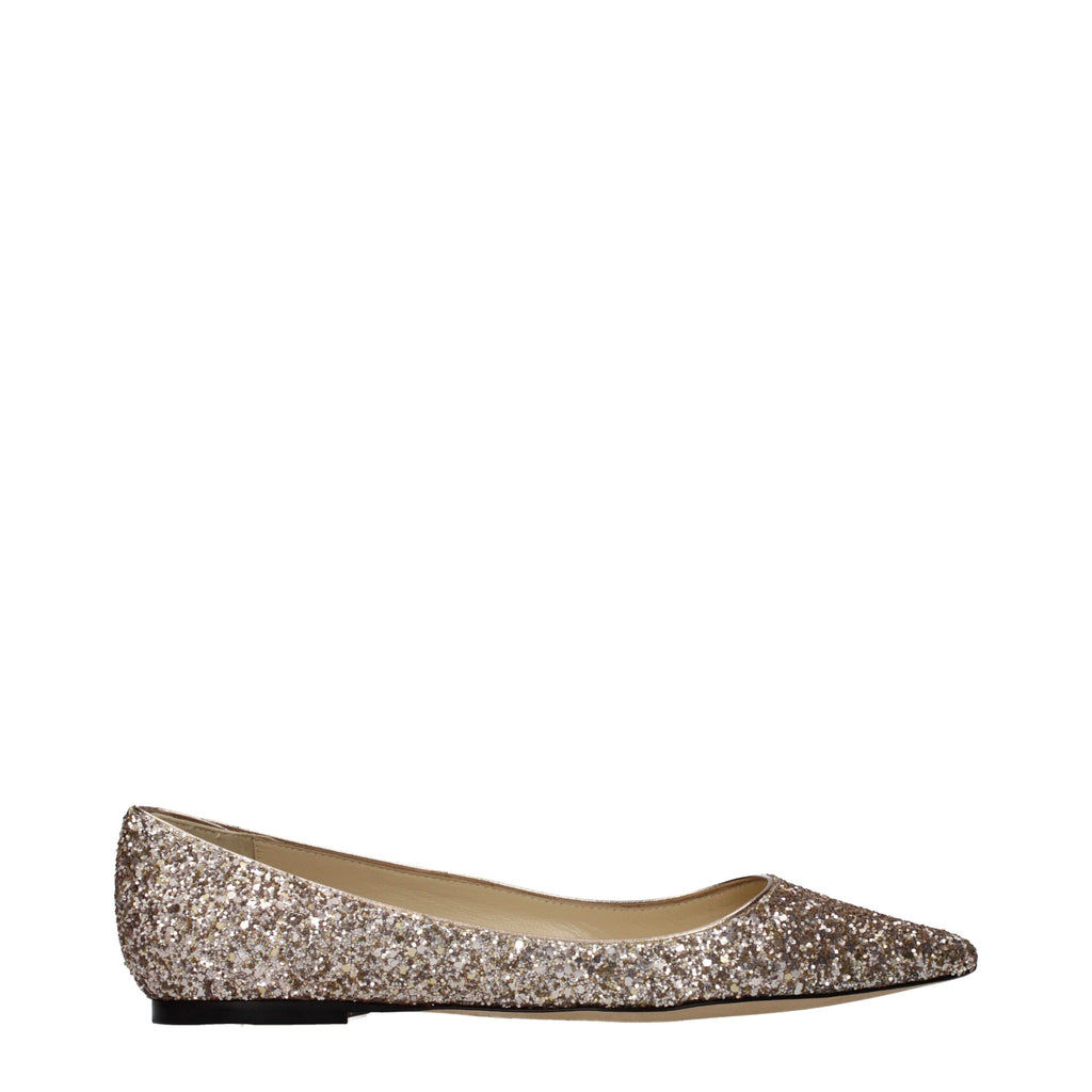 Pink Plastic Ballet Flats
