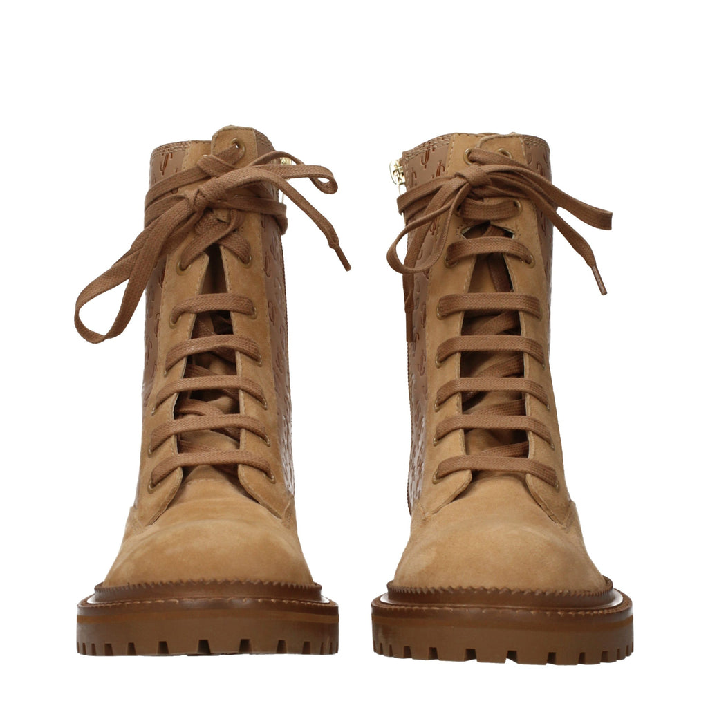 Brown Leather Ankle Boots
