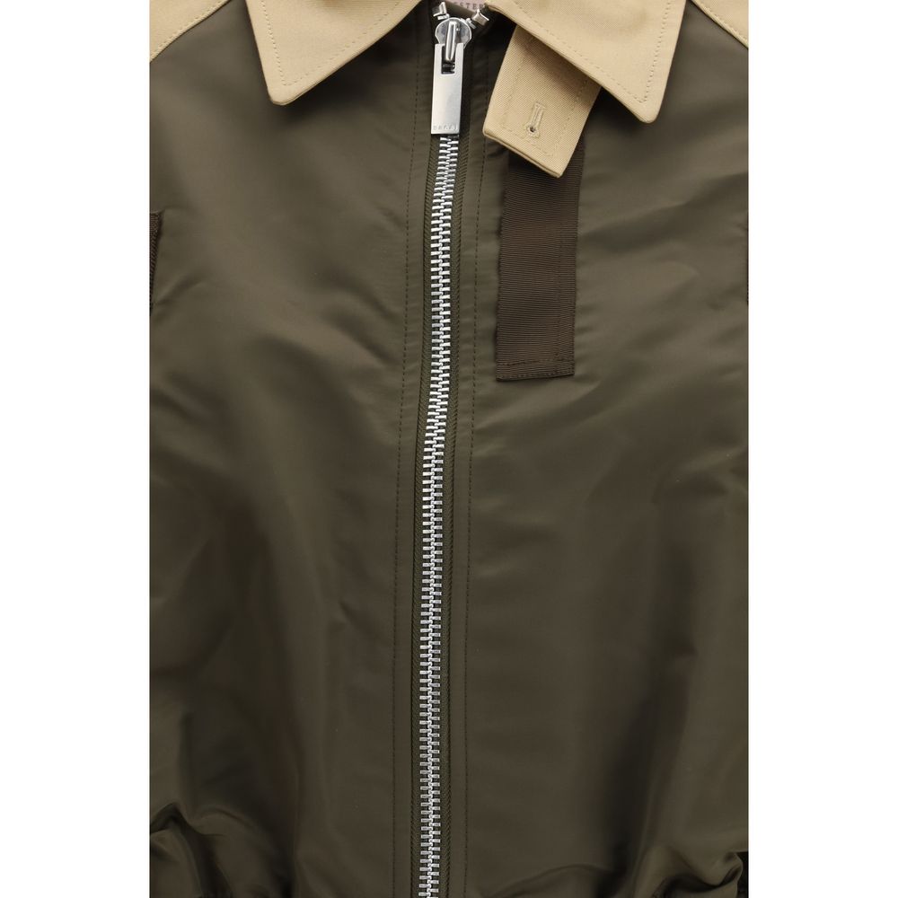 Bicolor Cotton Bomber