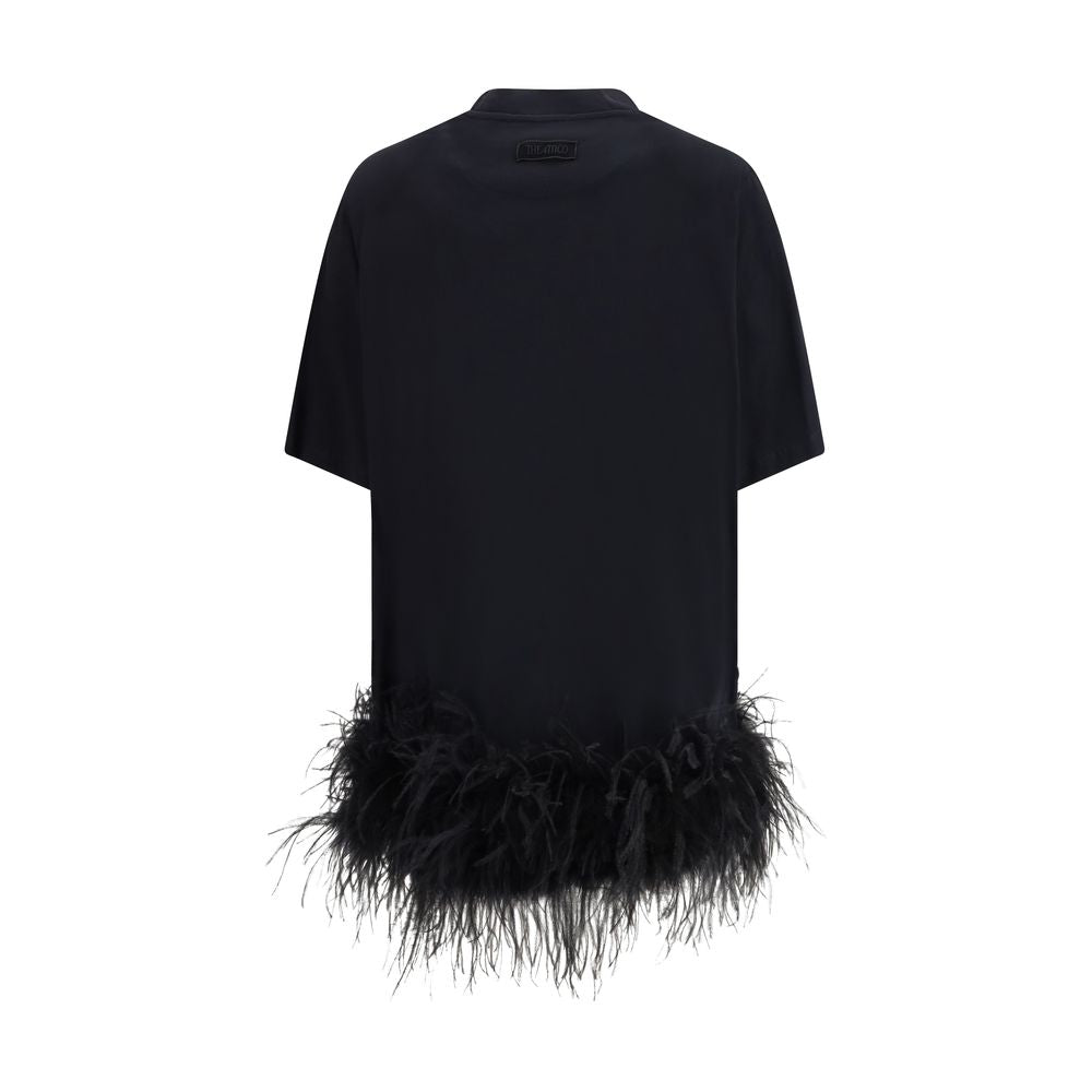 Black Cotton Casual Dress