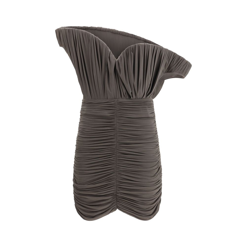 Brown Copper Casual Dress