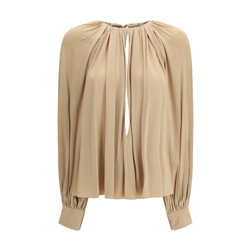 Beige Viscose Top