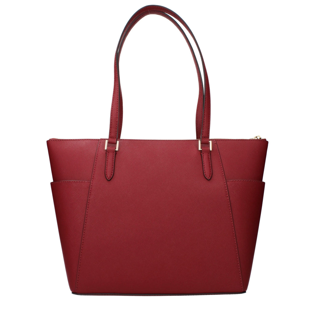 Red Leather Shoulder Bag