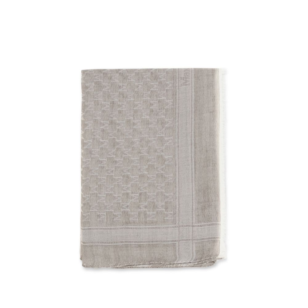 Beige Lamb Ovis Aries Aries Scarf