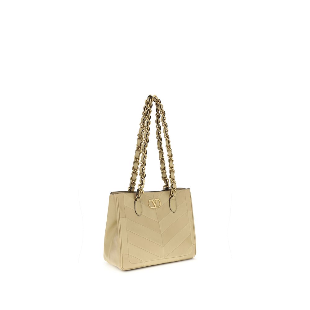 Gold Napa Leather / Calf Bos Taurus Shoulder Bag